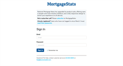 Desktop Screenshot of mortgagestats.com